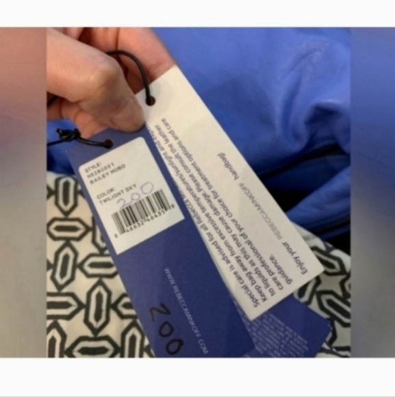 🍂🍁RARE!!!REBECCA MINKOFF TWILIGHT SKY BAILEY HOBO BAG - Picture 4 of 14